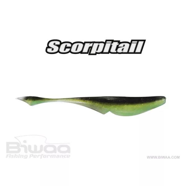 Biwaa Scorpitail 13cm 203 Bronze Ayu Gummifisch 6 Stück