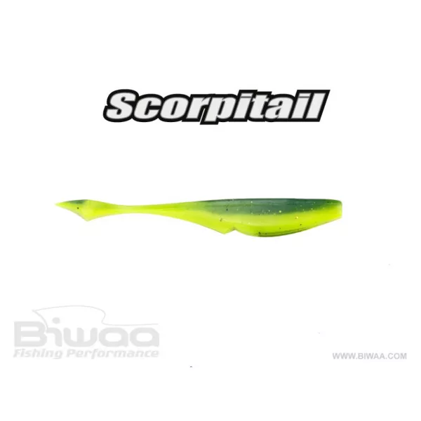 Biwaa Scorpitail 13cm 105 Perch Chart Gummifisch 6 Stück