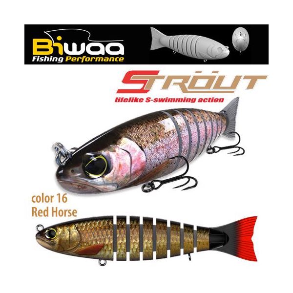 Biwaa Strout 14cm 29gr 16 Redhorse Wobbler 1Stk