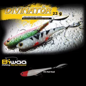   Biwaa Divinator Junior 14cm 22gr 15 Red Head Spinnertail 1Stk