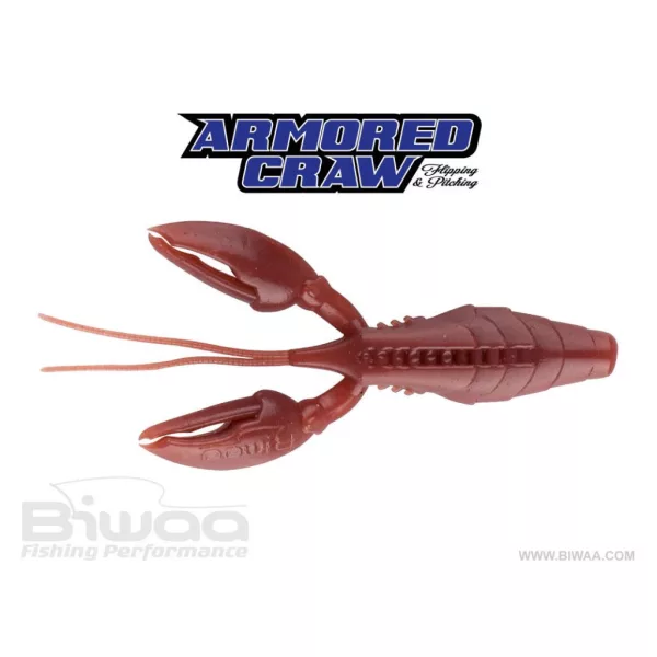 Biwaa Armored Craw 7,5cm 102 Cinnamon Gummiköder 8St