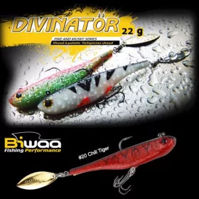   Biwaa Divinator Junior 14cm 22gr 20 Chili Tiger Spinnertail 1 Stück