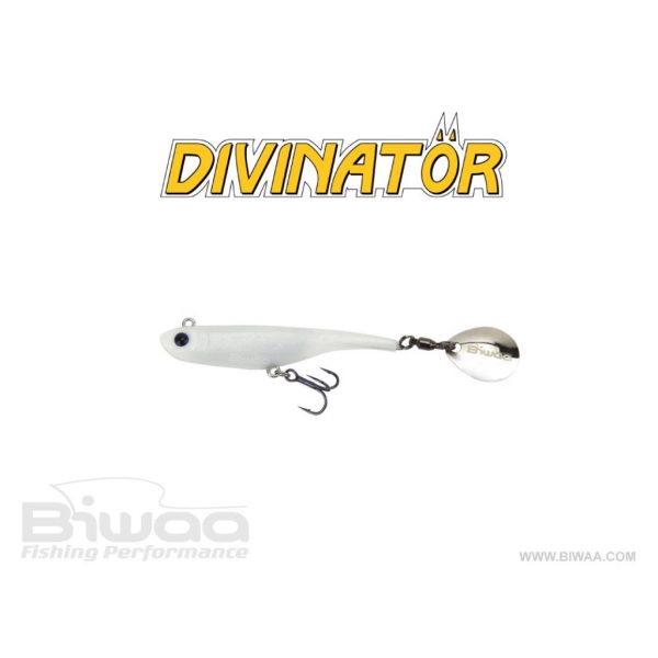 Biwaa Divinator Mini 9,5cm 9gr 02 Pearl White Spinnertail 1Stk.