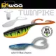 Biwaa Twinpike 15cm 24gr 01 BlueChrome Gumifisch 3Stk