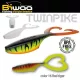 Biwaa Twinpike 15cm 24gr 16 Red Tiger Gummifisch 3 Stk.