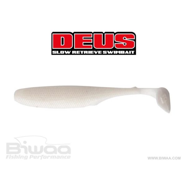 Biwaa Deus 13cm 008 Pearl White Gummifisch 5 Stk.