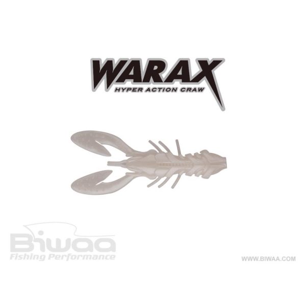 Biwaa Warax 10cm 08 Pearl White Gummiköder 6St