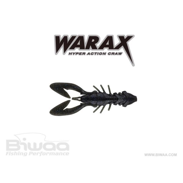 Biwaa Warax 10cm 10 Black & Blue Gummiköder 6 Stück