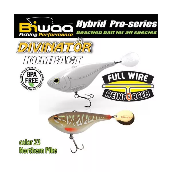 Biwaa Divinator Kompact 50 5cm 20gr 23 Northern Spinnertail 1Stk