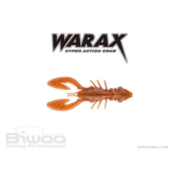 Biwaa Warax 10cm 03 Orange Green Gummiköder 6 Stück