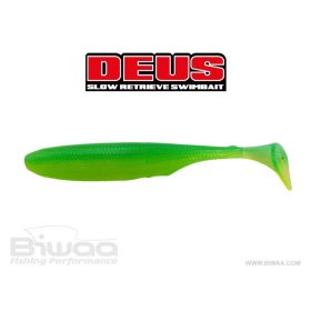 Biwaa Deus 13cm Limetreuse Gummifisch 5Stk/Packung