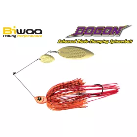   Biwaa Dogon Spinnerbait 3/4oz 21gr 03 Red Tiger-Gold Blades Spinnerbait 1 Stk.