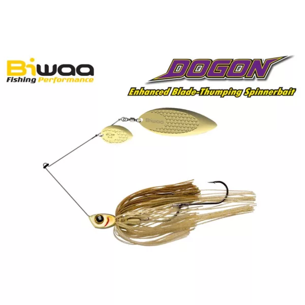 Biwaa Dogon Spinnerbait 3/4oz 21gr 05 Gold Ayu-Gold Blades Spinnerbait 1Stk