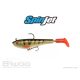 Biwaa Spinjet 13cm 30gr 28 Gold Perch Gummifisch 1Stk
