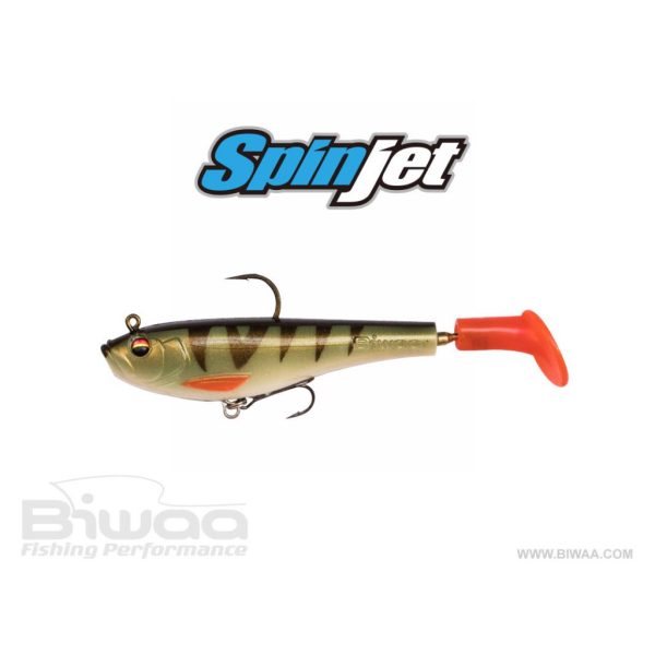 Biwaa Spinjet 10cm 18gr 28 Gold Perch Gummifisch 1 Stück