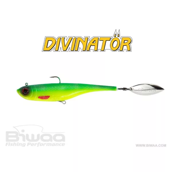 Biwaa Divinator Junior 14cm 22gr 68 Midori Silver Spinnertail 1Stk