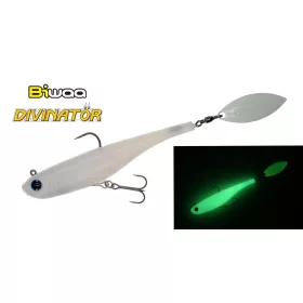   Biwaa Divinator Junior 14cm 22gr 104 UV White Spinnertail 1Stk