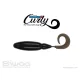 Biwaa Tailgunr Curly 9cm 110 UV Black Gummifisch 7Stk