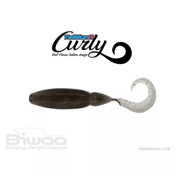 Biwaa Tailgunr Curly 9cm 206 Golden Shiner Gummifisch 7Stk