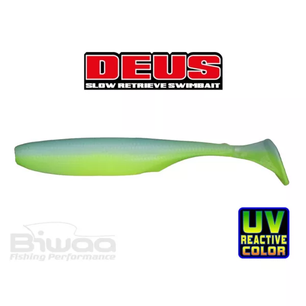 Biwaa Deus 10cm 210 Blue Chart Gummifisch 7 Stk.