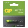 GP Alkalibatterie Ultra Plus AAA 1,5V 4 Stk./Blister