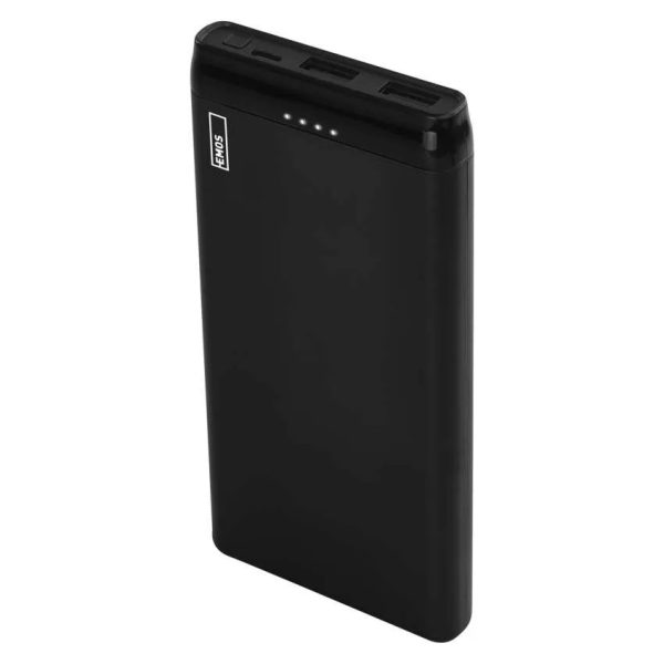 Emos Powerbank ALPHA 10S, 10000 mAh, 10 W, Schwarz