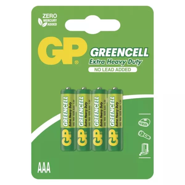 GP Greencell Batterie AAA 4 Stk./Blister