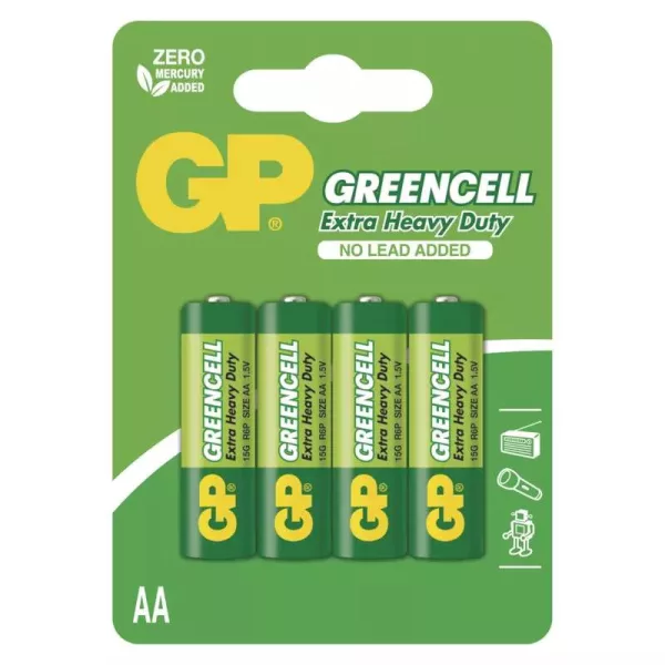 GP Greencell Batterie AA 4 Stk./Blister