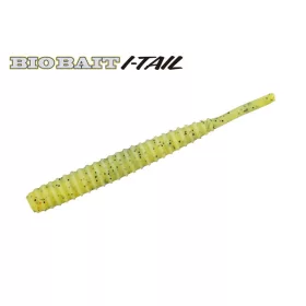   Major Craft BioBait I-Tail 4,5cm #006 Kiwi Gummiköder 8 Stk.