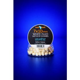   BaitBait Lelkész 7x10mm Fluo Method Dumbel White Wafter 20gr