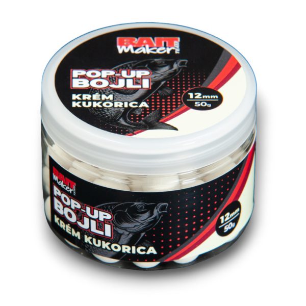 Bait Maker 12mm Creme-Mais Pop Up 50gr
