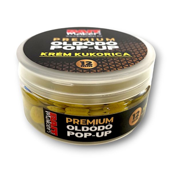 Bait Maker Creme-Mais 12mm Premium Löslicher Pop Up 25 gr