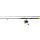 Black Cat Hard Core Combo Spin Rod 2,40m 20-200gr 2-teilige Spinnrute mit Black Passion FD 50 Rolle und Schnur