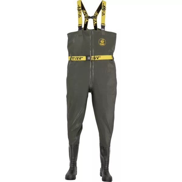 Black Cat Green Booted Waders Wathose 46