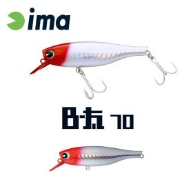 Ima B-Fat 70S 7cm 8gr 201 Red Head Wobbler