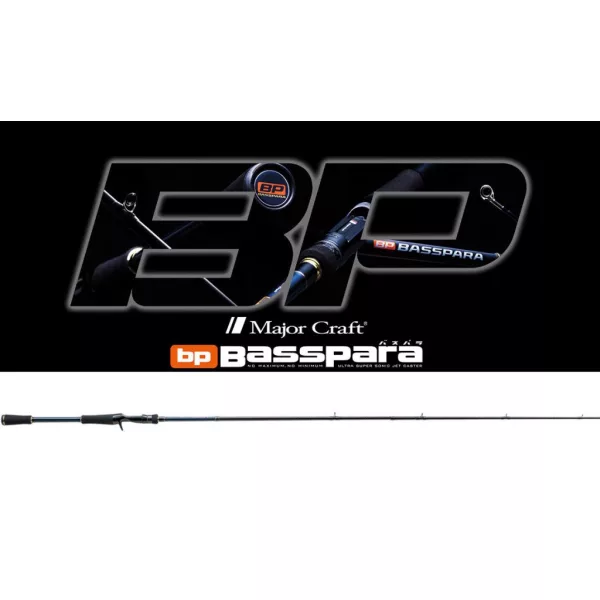 Major Craft Basspara BXC-66ML Baitcast R.Fast 1,98m 5,2-14gr 2-teilige Casting Spinnrute
