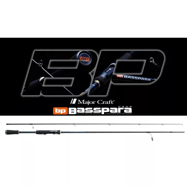 Major Craft Basspara BXS-662M R,Fast 1,98m 5,2-14gr 2-teilige Spinnrute