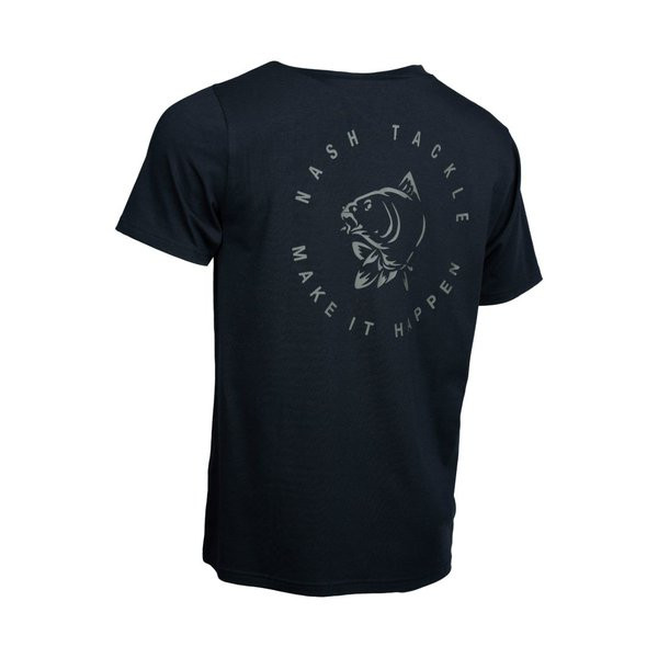 Nash Make It Happen Carp Logo T Shirt Schwarz 2XL