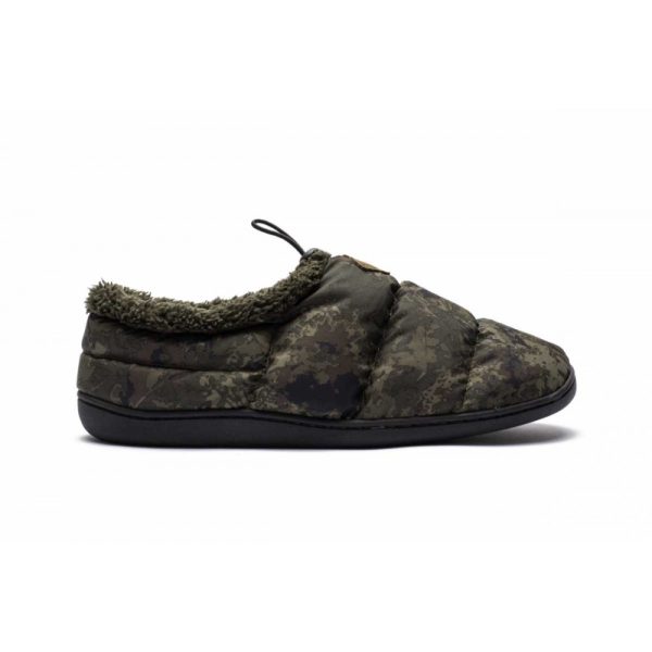 Nash - Camo Deluxe Bivvy Slippers - Zeltpantoffeln - 41 - Herbstbekleidung, Winterbekleidung - Stiefel, Schuhe, Pantoffeln