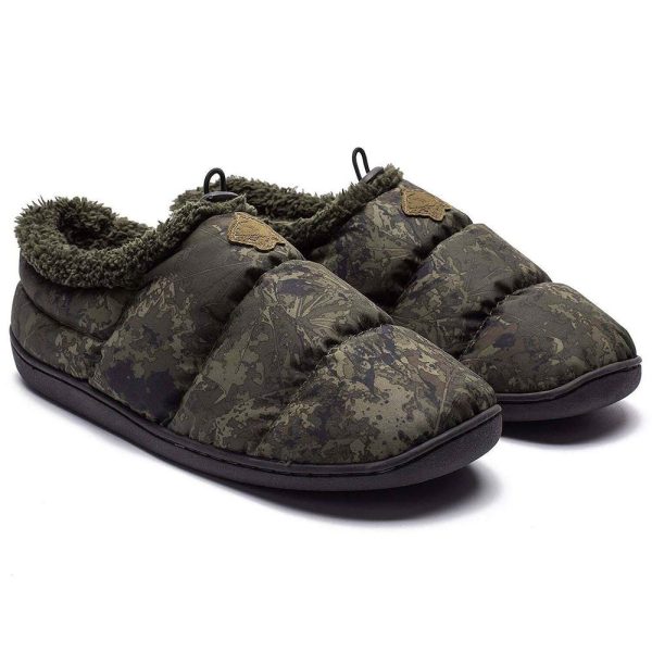 Nash Camo Deluxe Bivvy Slippers Zeltpantoffeln 42