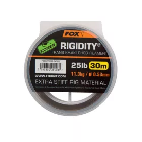 Fox EDGES™ Rigidity® - Trans Khaki 25lb/0.53mm Montage