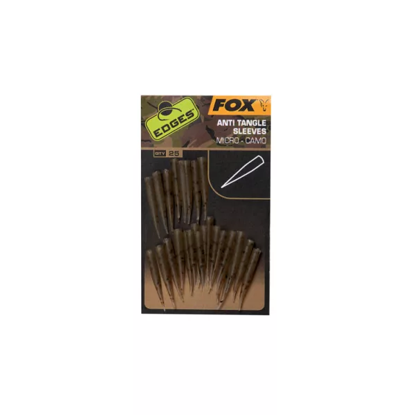 Fox EDGES™ Camo Micro Anti Tangle Sleeves x25 Verhedderungsschutz