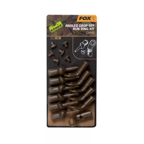 Fox EDGES™ Camo Angled Drop Off Run Ring Kit Bleiclip