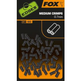 Fox Edges Mittel 0,7mm Crimp Tube 60 Stk.