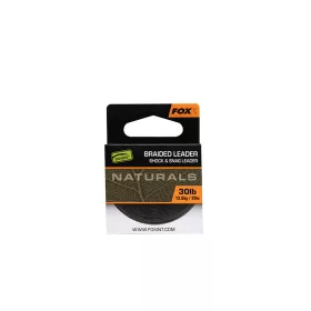 Fox Edges Naturals Geflochtene Vorfachschnur 22,7kg 20m