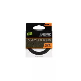   Fox Edges Naturals Submerge Geflochtene Vorfachschnur 22,7kg 10m