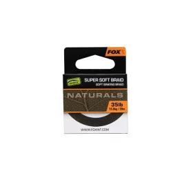   Fox Edges Naturals Super Soft Braid Geflochtene Vorfachschnur 35lb 20m