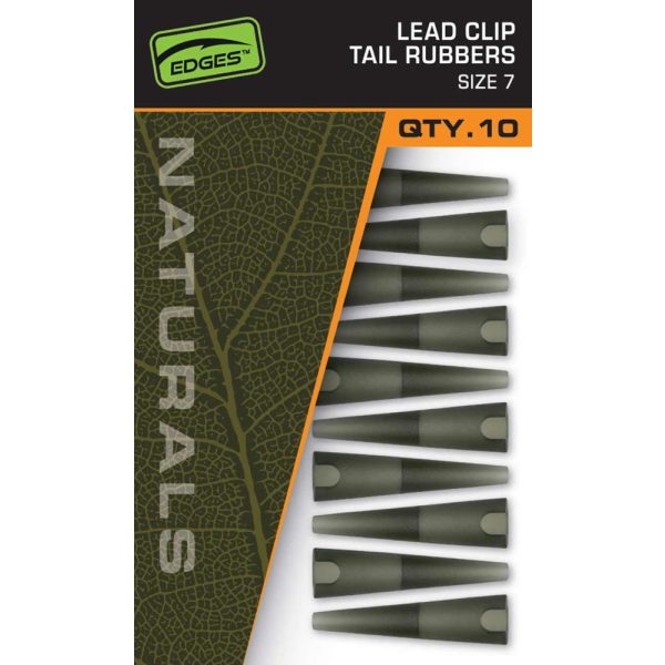 Fox Edges Naturals 7 Lead Clip Tail Rubber Gummimanschette