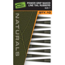   Fox Edges Naturals Power Grip Naked Line Tail Rubbers 7 Gummimanschette