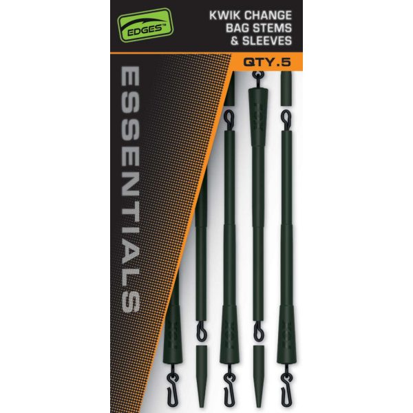Fox Edges Essentials Kwik Change Bag Stems-Sleeves 5 Stk.